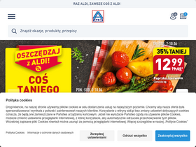 'aldi.pl' screenshot