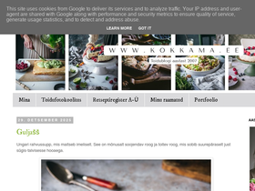 'kokkama.ee' screenshot