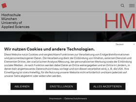 'wi.hm.edu' screenshot