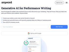 'anyword.com' screenshot