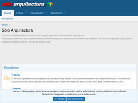 'soloarquitectura.com' screenshot