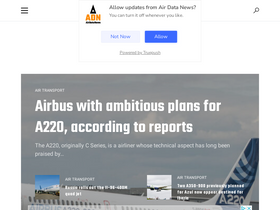 'airdatanews.com' screenshot