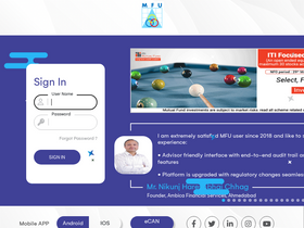 'mfuonline.com' screenshot