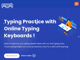 'typingkeyboards.com' screenshot