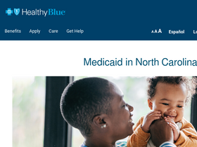 'healthybluenc.com' screenshot