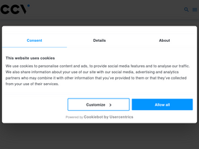 'ccv.eu' screenshot