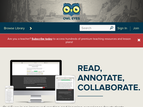 'owleyes.org' screenshot