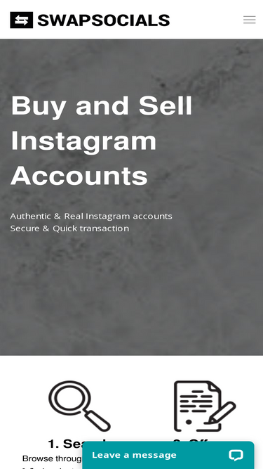 Verified Instagram Accounts for Sale - SwapSocials