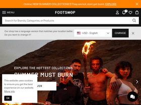 'footshop.eu' screenshot