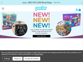 'perler.com' screenshot
