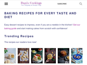'daniscookings.com' screenshot