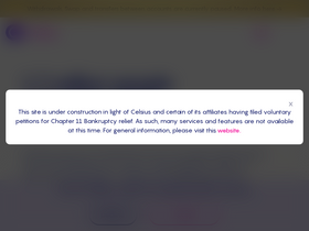 'celsius.network' screenshot