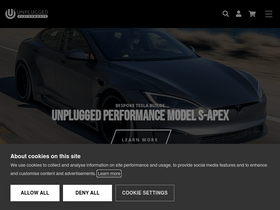 'unpluggedperformance.com' screenshot