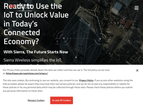 'sierrawireless.com' screenshot