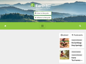 'earth911.com' screenshot