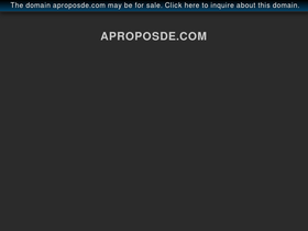 aproposde.com