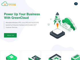 'greencloudvps.com' screenshot