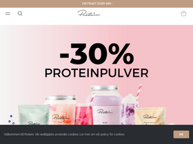 'protein.se' screenshot