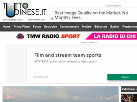 'tuttoudinese.it' screenshot