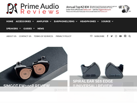 'primeaudio.org' screenshot
