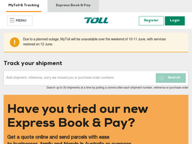 'mytoll.com' screenshot