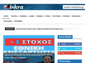 'iskra.gr' screenshot
