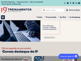 'i9treinamentos.com' screenshot