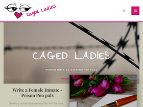 'cagedladies.com' screenshot
