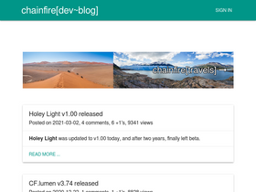 'chainfire.eu' screenshot
