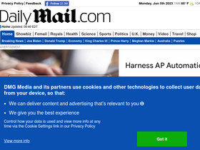 'dailymail.com' screenshot