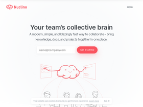 'nuclino.com' screenshot