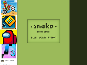 'playsnake.org' screenshot