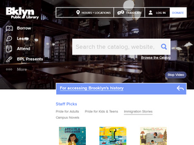 'bklynlibrary.org' screenshot