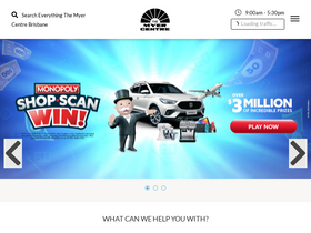 'themyercentre.com.au' screenshot