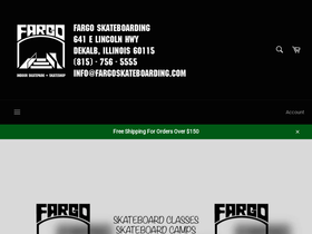 fargoskateboarding.com homepage screenshot