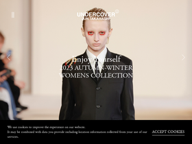 'undercoverism.com' screenshot