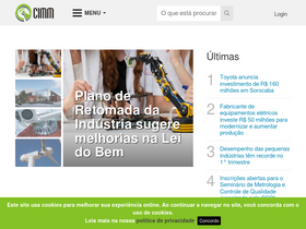 'cimm.com.br' screenshot