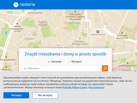 'nestoria.pl' screenshot