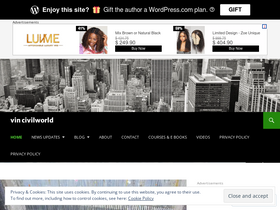 'vincivilworld.com' screenshot