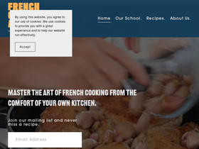 'thefrenchcookingacademy.com' screenshot