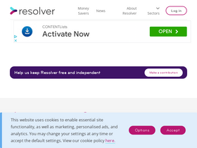 'resolver.co.uk' screenshot