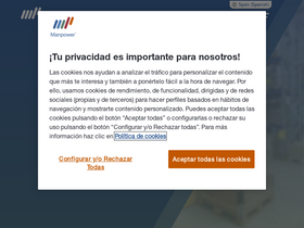 'manpower.es' screenshot