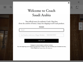 'coach.sa' screenshot