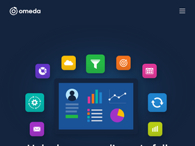 'omeda.com' screenshot