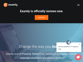 'examly.io' screenshot