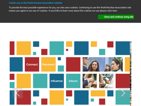 'world-nuclear.org' screenshot