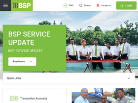 'bsp.com.pg' screenshot