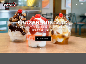 'oscarscustard.com' screenshot