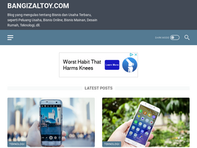 'bangizaltoy.com' screenshot