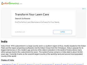 'indiagrowing.com' screenshot